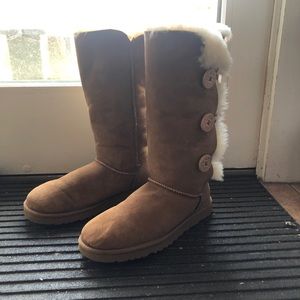 Uggs with buttons